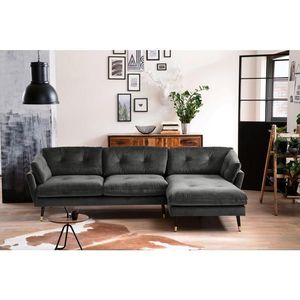 MID.YOU ROHOVÁ SEDAČKA, textil, antracitová vyobraziť