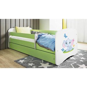 MID.YOU POSTEĽ PRE DETI A MLÁDEŽ 80/160 cm, zelená, biela vyobraziť