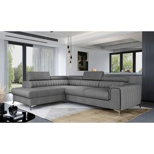 MID.YOU ROHOVÁ SEDAČKA, textil, sivá vyobraziť