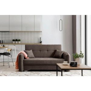 MID.YOU ROZKLADACIA POHOVKA, textil, hnedá vyobraziť