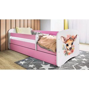 MID.YOU POSTEĽ PRE DETI A MLÁDEŽ 80/160 cm, biela, pink vyobraziť