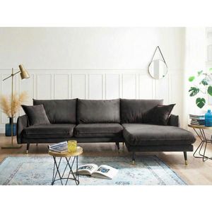 MID.YOU ROHOVÁ SEDAČKA, textil, antracitová vyobraziť