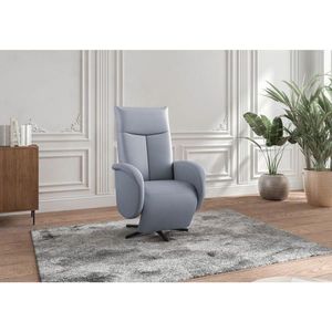 Sit & More RELAXAČNÉ KRESLO, koža, sivomodrá vyobraziť