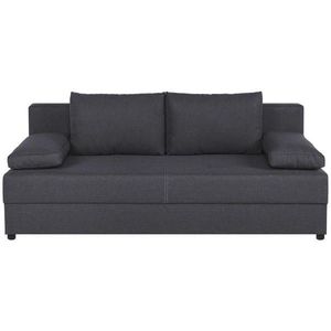 P & B ROZKLADACIA POHOVKA, textil, kompozitné drevo, tmavosivá vyobraziť