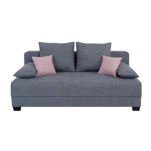 P & B ROZKLADACIA POHOVKA, textil, kompozitné drevo, sivá vyobraziť