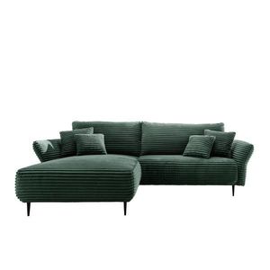 P & B ROHOVÁ SEDAČKA, textil, tmavozelená vyobraziť