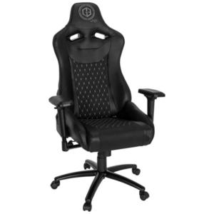 MID.YOU HERNÁ STOLIČKA, vzhľad kože, plochá tkanina, čierna vyobraziť