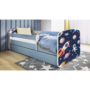 MID.YOU POSTEĽ PRE DETI A MLÁDEŽ 80/160 cm, modrá, biela vyobraziť