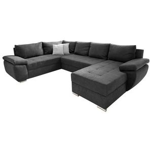 P & B SEDACIA SÚPRAVA, textil, antracitová vyobraziť