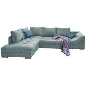 P & B ROHOVÁ SEDAČKA, textil, svetlomodrá vyobraziť