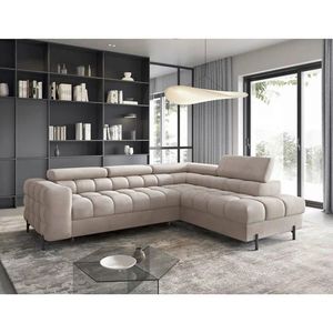 MID.YOU ROHOVÁ SEDAČKA, textil, béžová vyobraziť