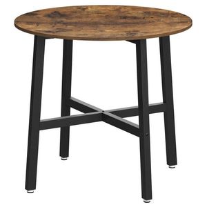 Boxxx JEDÁLENSKÝ STÔL, hnedá, čierna, 80/80/76 cm vyobraziť
