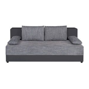 P & B ROZKLADACIA POHOVKA, textil, kompozitné drevo, sivá vyobraziť