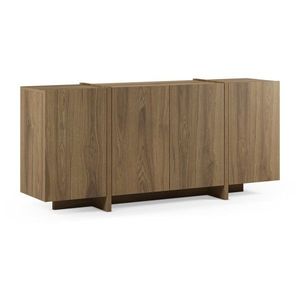 Komoda v dekore duba v prírodnej farbe 180x79x40 cm Volia – Marckeric vyobraziť