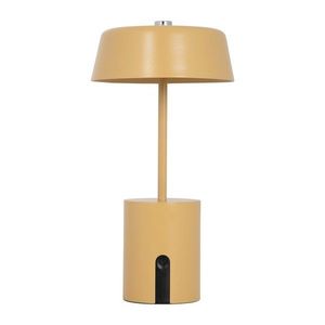 Okrovožltá kovová LED stolová lampa (výška 22, 5 cm) Elemental LED – Leitmotiv vyobraziť