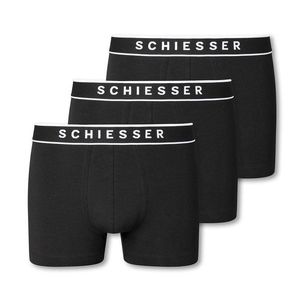 Boxerky SCHIESSER, 3 ks, čierne vyobraziť