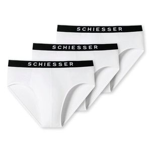 Slipy SCHIESSER Rio, 3 ks, biele vyobraziť