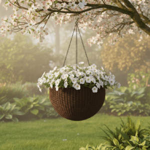 KETER Kvetináč Hanging GLOBE | hnedá vyobraziť