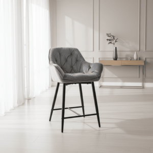 Signal Barová stolička CHERRY H-2 Velvet | sivá vyobraziť