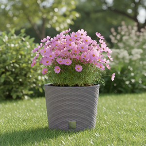 ProsperPlast Kvetináč RATO ROUND s vkladom | mocca 40 cm vyobraziť