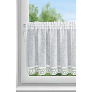 ArtFir Krátka záclona LARI P | biela 150 x 60 cm vyobraziť