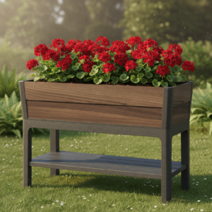 KETER Záhradný kvetináč DECO AGGRANDIZED | orech vyobraziť