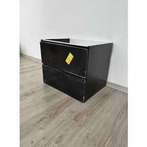Elvisia Skrinka pod umývadlo DELAY čierna 60 cm | zmontovaná vyobraziť
