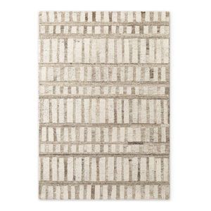 Krémovobiely ručne tkaný vlnený koberec 80x150 cm Boho 1.0 Linara – Vikosa vyobraziť
