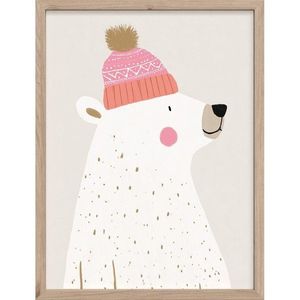 Detský obrázok 30x40 cm White Bear – Styler vyobraziť