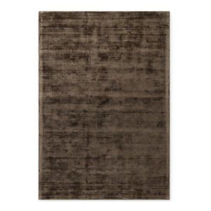 Hnedý ručne tkaný koberec z viskózy 120x180 cm Noemi – Vikosa vyobraziť