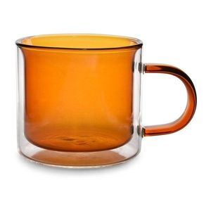 Jantárové sklenené hrnčeky v súprave 2 ks 270 ml Liv – ONA vyobraziť