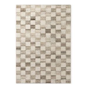 Krémovobiely ručne tkaný vlnený koberec 200x300 cm Boho 1.0 Quadra – Vikosa vyobraziť