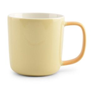 Svetložltý hrnček z kostného porcelánu 370 ml Mae – ONA vyobraziť