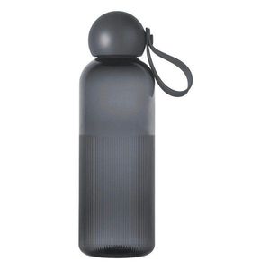 Tmavosivá cestovná fľaša z recyklovaného plastu 600 ml Ture – Sagaform vyobraziť