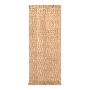 Obojstranný/ručne tkaný jutový behúň v prírodnej farbe 80x300 cm Fjord – Hanse Home vyobraziť