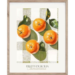 Tlačený obraz s rámom 40x50 cm Mandarines – Styler vyobraziť