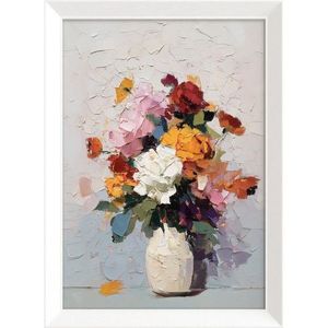 Tlačený obraz s rámom 56x75 cm White Vase – Styler vyobraziť