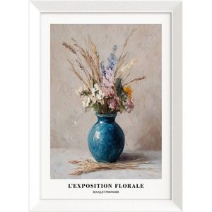 Tlačený obraz s rámom 56x75 cm Blue Vase – Styler vyobraziť