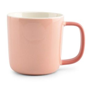 Ružový hrnček z kostného porcelánu 370 ml Mae – ONA vyobraziť