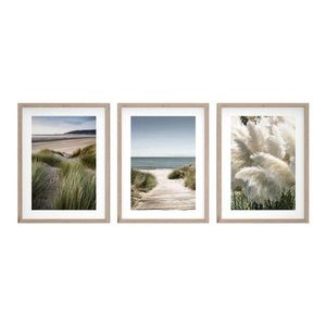 Tlačené obrazy v súprave 3 ks s rámom 30x40 cm Tranquil – Styler vyobraziť