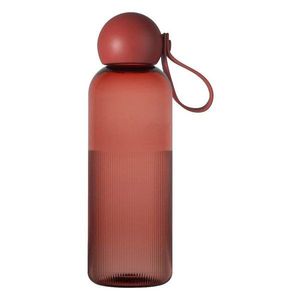 Vínovočervená cestovná fľaša z recyklovaného plastu 600 ml Ture – Sagaform vyobraziť