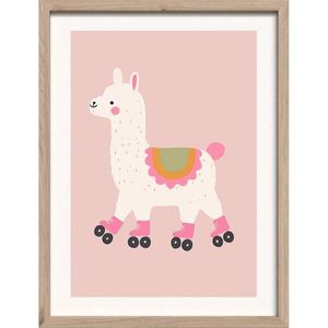 Detský obrázok 30x40 cm Roller Llama – Styler vyobraziť