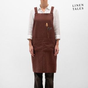Ľanová zástera Chocolate – Linen Tales vyobraziť