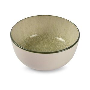 Zelená/krémovobiela kameninová miska 740 ml Gravel – ONA vyobraziť