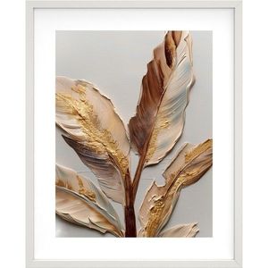 Tlačený obraz s rámom 40x50 cm Golden Strelitzia – Styler vyobraziť
