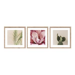 Tlačené obrazy v súprave 3 ks s rámom 30x30 cm Fresh – Styler vyobraziť