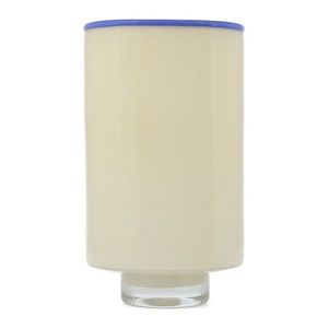 Krémovobiela sklenená váza (výška 26 cm) Milo – ONA vyobraziť