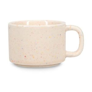 Béžová porcelánová šálka 170 ml Fika – ONA vyobraziť