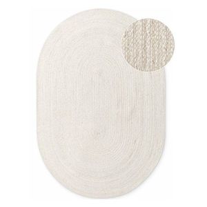 Krémovobiely obojstranný/ručne tkaný jutový koberec 160x230 cm Braided – Hanse Home vyobraziť