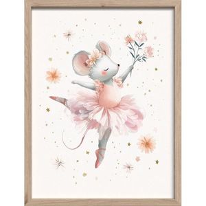 Detský obrázok 30x40 cm Mouse Ballerina – Styler vyobraziť